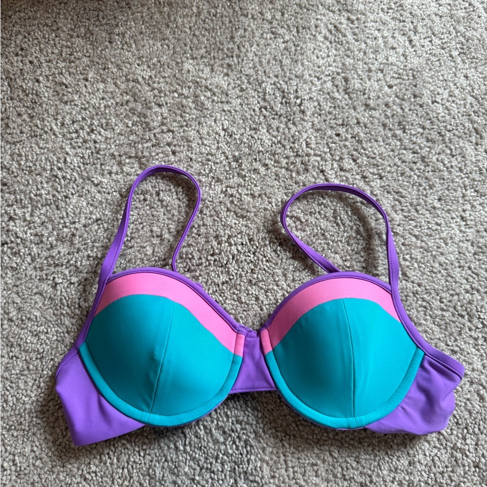 93 PlayStreet Colorful Underwire Bikini Top